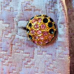 Moshita Couture Lilac & Gold 2 Pc Skirt Suit